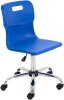Titan Swivel Senior Chair - (11+ Years) 460-560mm Seat Height - Blue