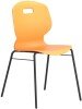 Arc 4 Leg Chair with Brace - 430mm Seat Height - Marigold