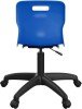 Titan Swivel Senior Chair with Black Base - (11+ Years) 460-560mm Seat Height - Blue