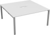 TC Bench Desk, Pod of 2, Full Depth - 1600 x 1600mm - White