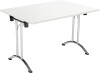 TC One Union Folding Rectangular Table - 1200 x 700mm - White