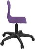Titan Swivel Junior Chair with Black Base - (6-11 Years) 355-420mm Seat Height - Purple