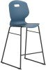 Arc High Chair - 610mm Seat Height - Steel Blue