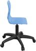 Titan Swivel Junior Chair with Black Base - (6-11 Years) 355-420mm Seat Height - Sky Blue