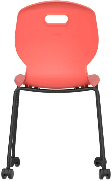 Arc Mobile Chair - 460mm Seat Height - Coral