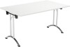 TC One Union Folding Rectangular Table - 1400 x 800mm - White