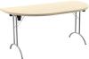 TC One Union Folding D-End Top Table - 1600 x 800mm - Maple (8-10 Week lead time)