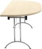 TC One Union Folding D-End Top Table - 1600 x 800mm - Maple (8-10 Week lead time)