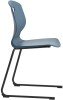 Arc Reverse Cantilever Chair - 430mm Seat Height - Steel Blue