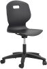 Arc Swivel Fixed Chair - 795-890mm Seat Height - Anthracite