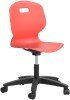 Arc Swivel Fixed Chair - 795-890mm Seat Height - Coral