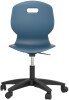 Arc Swivel Fixed Chair - 795-890mm Seat Height - Steel Blue