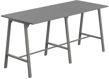 Titan High Maker Rectangular Table - 1200 x 1000mm - Anthracite