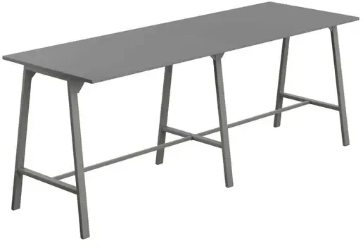 Titan High Maker Rectangular Table - 1500 x 1000mm - Anthracite