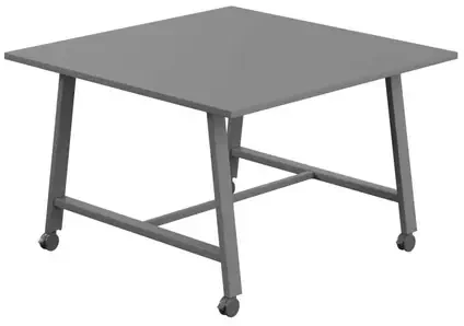 Titan Mobile Low Maker Rectangular Table - 1200 x 1000mm - Anthracite