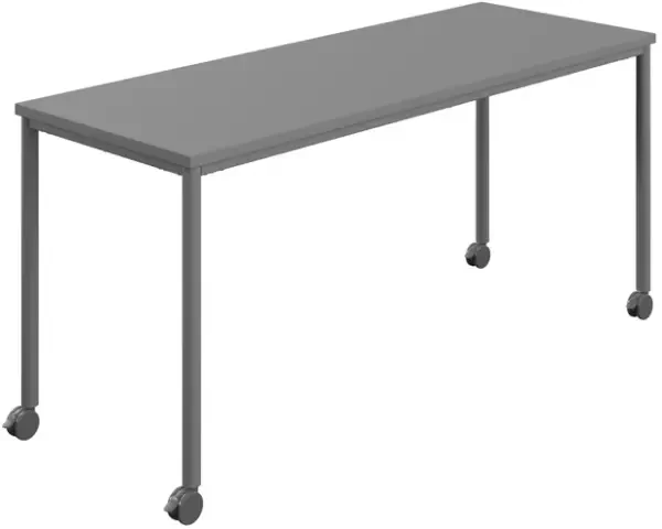 Titan Mobile Rectangular Table - 1200 x 800mm - Anthracite