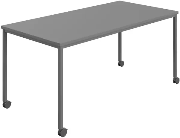 Titan Mobile Rectangular Table - 1400 x 800mm - Anthracite