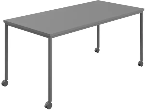 Titan Mobile Rectangular Table - 1800 x 800mm - Anthracite