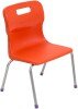 Titan 4 Leg Classroom Chair - (6-8 Years) 350mm Seat Height - Orange