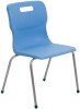 Titan 4 Leg Classroom Chair - (11-14 Years) 430mm Seat Height - Sky Blue