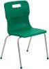 Titan 4 Leg Classroom Chair - (11-14 Years) 430mm Seat Height - Green