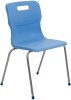 Titan 4 Leg Classroom Chair - (14+ Years) 460mm Seat Height - Sky Blue
