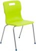 Titan 4 Leg Classroom Chair - (14+ Years) 460mm Seat Height - Lime
