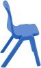 Titan One Piece Classroom Chair - (4-6 Years) 310mm Seat Height - Blue