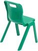 Titan One Piece Classroom Chair - (4-6 Years) 310mm Seat Height - Green