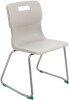 Titan Skid Base Classroom Chair - (14+ Years) 460mm Seat Height - Grey