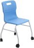 Titan Move Four Leg with Castors - (14+ Years) 470mm Seat Height - Sky Blue