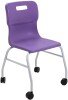 Titan Move Four Leg with Castors - (14+ Years) 470mm Seat Height - Purple