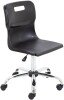 Titan Swivel Junior Chair - (6-11 Years) 355-420mm Seat Height - Black