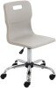 Titan Swivel Junior Chair - (6-11 Years) 355-420mm Seat Height - Grey