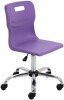 Titan Swivel Junior Chair - (6-11 Years) 355-420mm Seat Height - Purple
