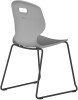 Arc Skid Chair - 460mm Seat Height - Grey
