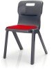 Titan Upholstered Junior Seat Pad - Size 3 or 4 - Red