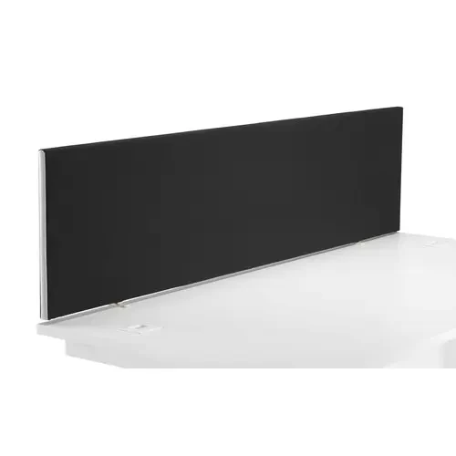 TC Fabric Straight Screen - 1600 x 380mm - Black