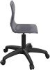 Titan Swivel Senior Chair with Black Base - (11+ Years) 460-560mm Seat Height - Charcoal