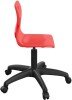 Titan Swivel Senior Chair with Black Base - (11+ Years) 460-560mm Seat Height - Red