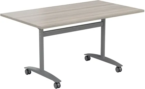 TC One Tilting Rectangular Table - 1200 x 700mm - Grey Oak